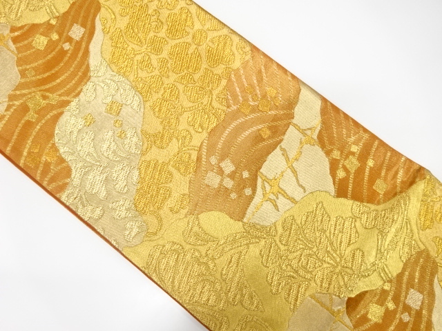 JAPANESE FUKURO OBI / WOVEN ARABESQUE